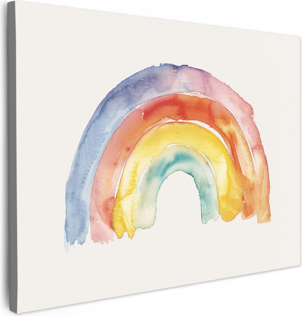 Wanddeko 40x30 cm - Kinder - Regenbogen - Kinder, Deko, Deko Wohnzimmer, Bilder, Wanddeko