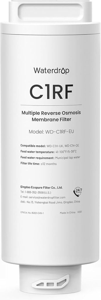 Filtre Waterdrop WD-C1RF, remplacement du système WD-C1H Image du produit 