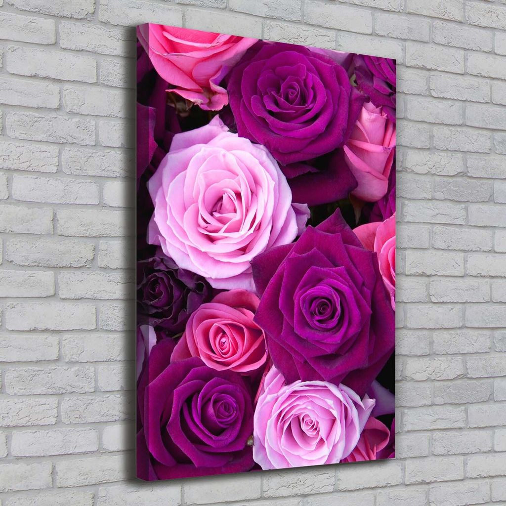 Tulup Leinwandbild - 70x100cm - Wandkunst - Drucke auf Leinwand - Leinwanddruck - Wohnzimmer Wanddekoration XXL - Wohnung Deko Kunstdrucke - Blum...