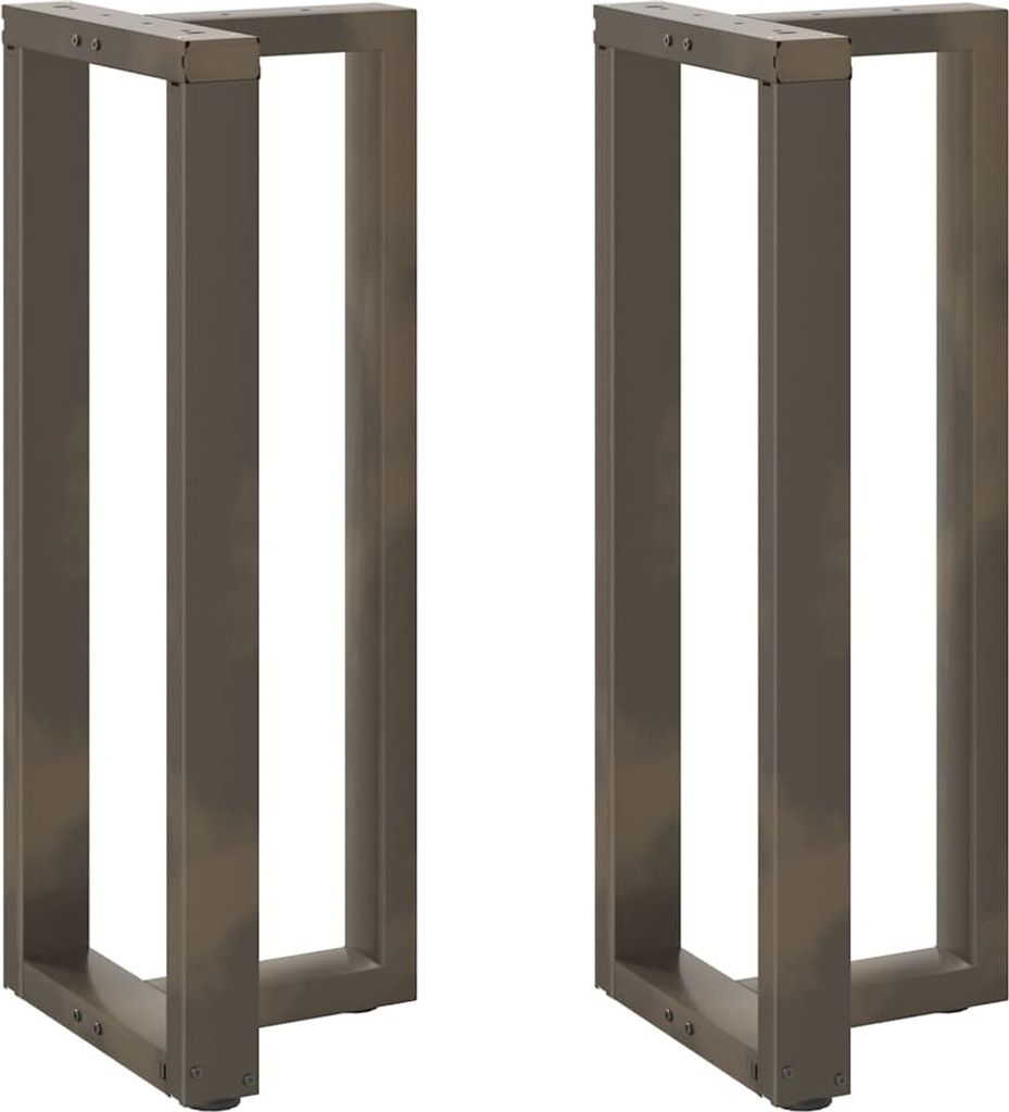 Stabli Möbel Bartischbeine T-Form 2 Stk. Naturstahl 40x35x(100-101) cm Stahl Tischbeine 2025 - Klassisches6330644