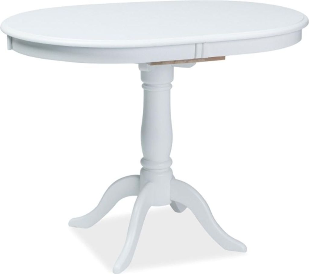 Esstisch Küchentisch Dello 100-129x70x75cm weiß ausziehbar Produktbild 