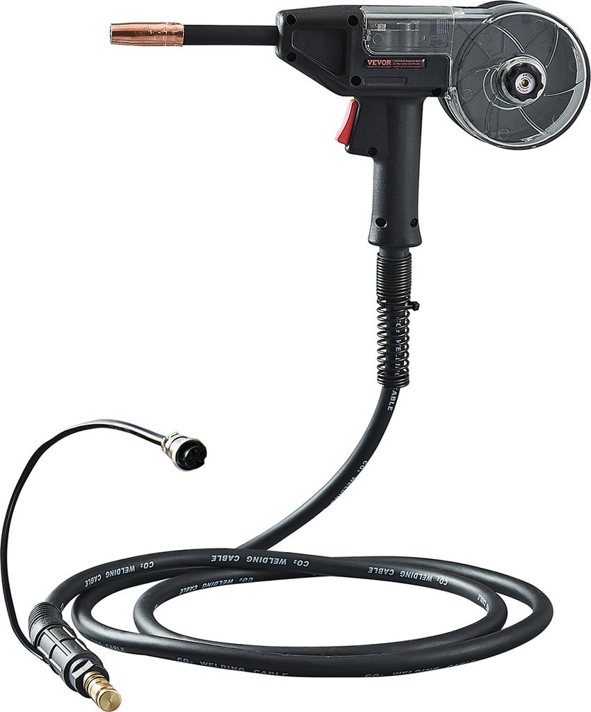 VEVOR 200A Spulenschweißpistole, kompatibel mit W Weldpro MlG200GDsv200 und MIG155GD, geeignet für 0,0762/0,0899 cm Fülldraht/Massivdraht/Alumin...