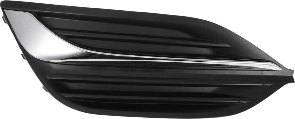Nebelscheinwerfergitter Front Untere Stoßstange Nebelscheinwerferabdeckung Einsätze Nr. 13491337 für Buick Regal 2017-2019 Schwarz Silberton ABS...