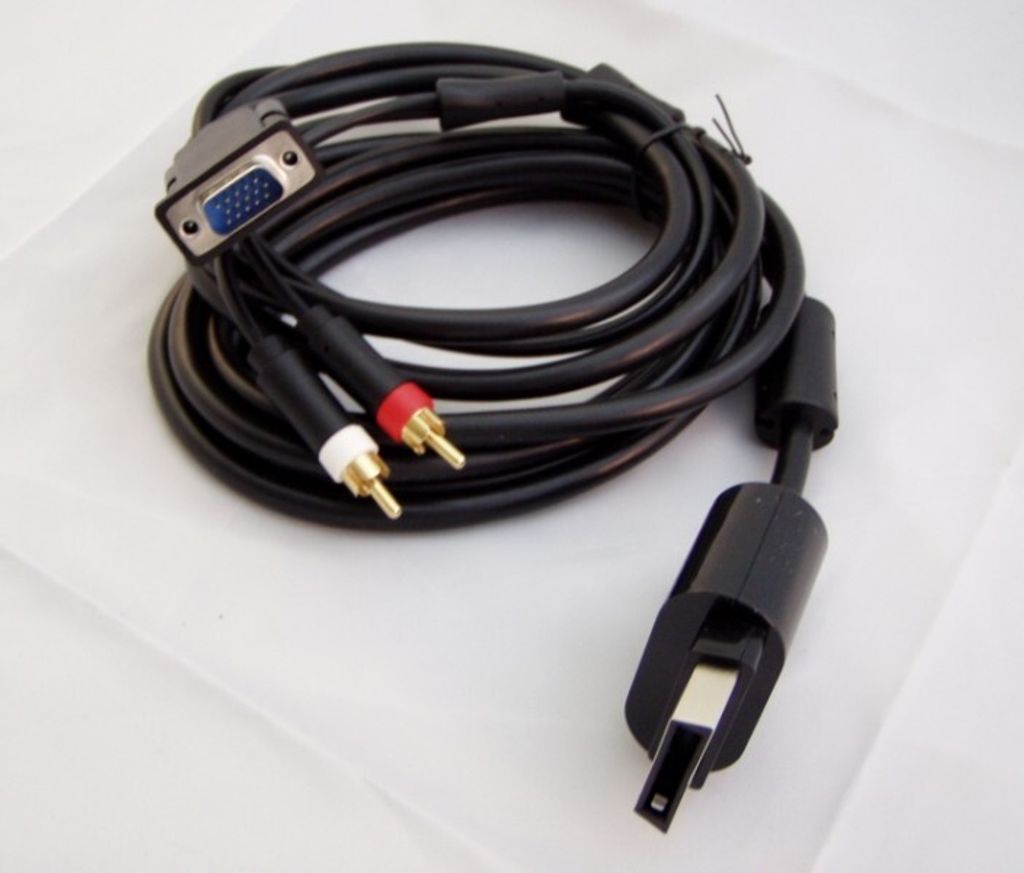VGA Kabel Gold für HD mit optischem Ausgang für XBox360