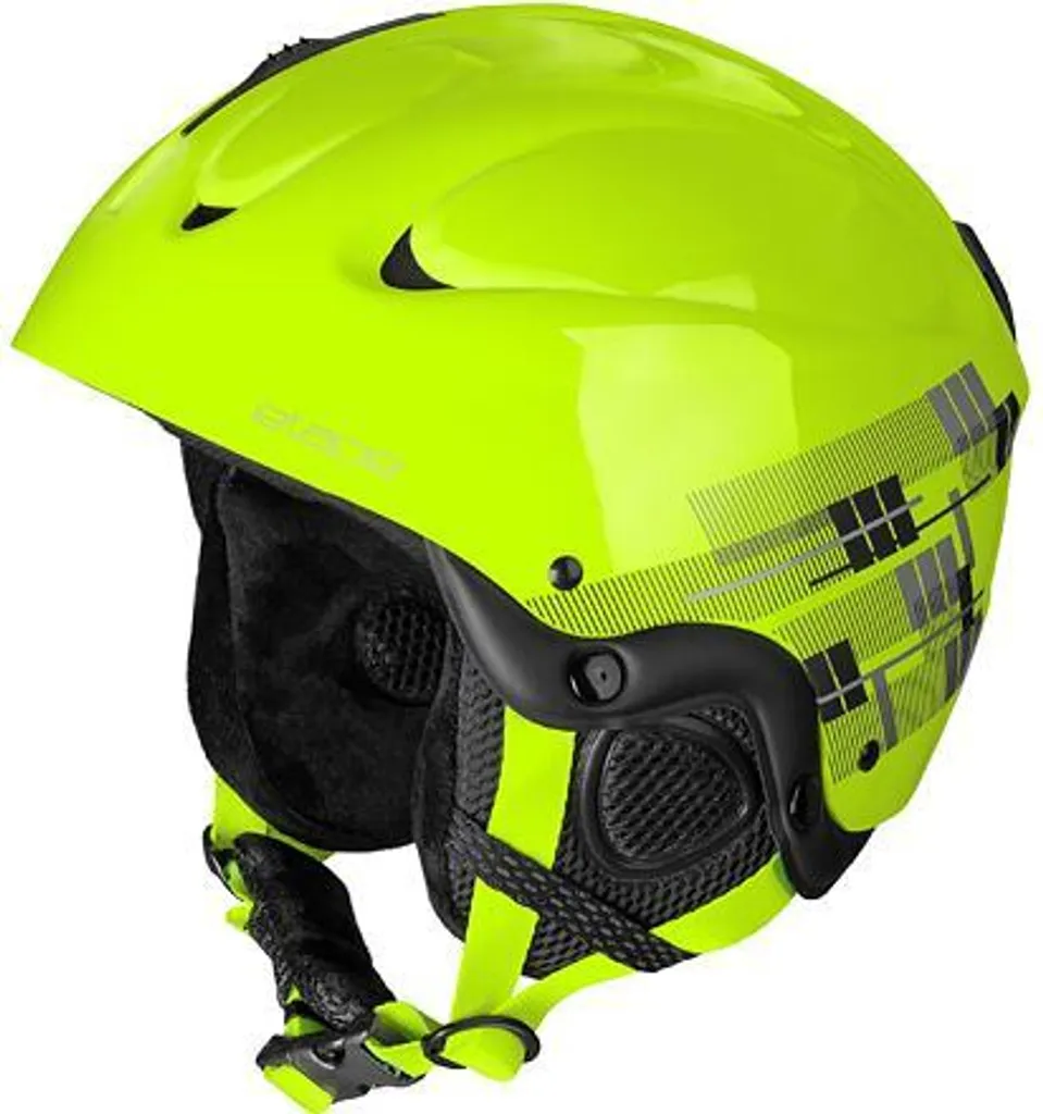 Casque de protection ski et snowboard enfant Gemini coloris jaune fluo