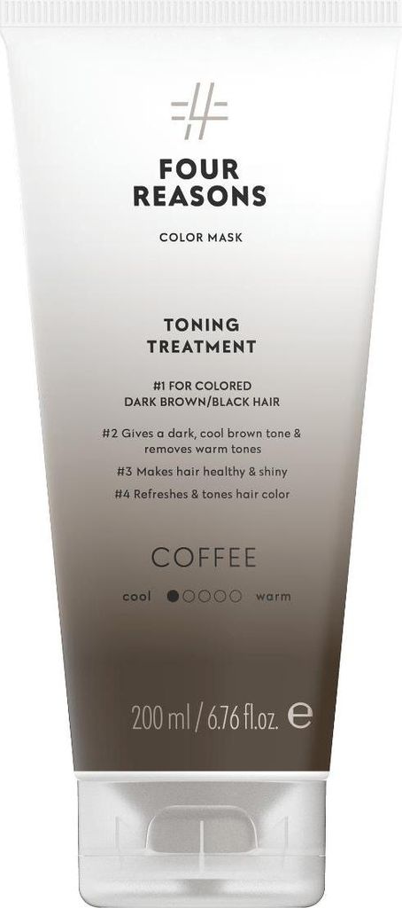 Four Reasons Color Mask Toning Treatment Coffee 200ml Produktbild 