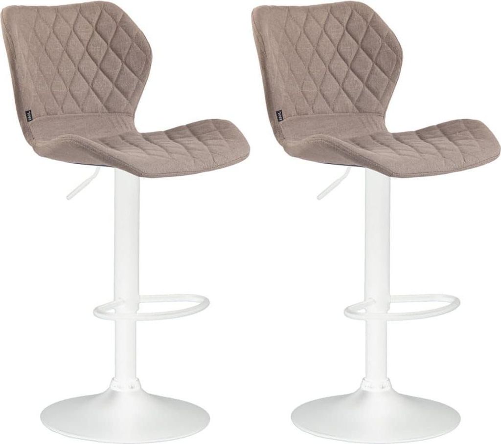 2-teiliges Barhocker-Set – Designer-Hocker – verstellbar, bequem und stilvoll für Küche oder Bar
