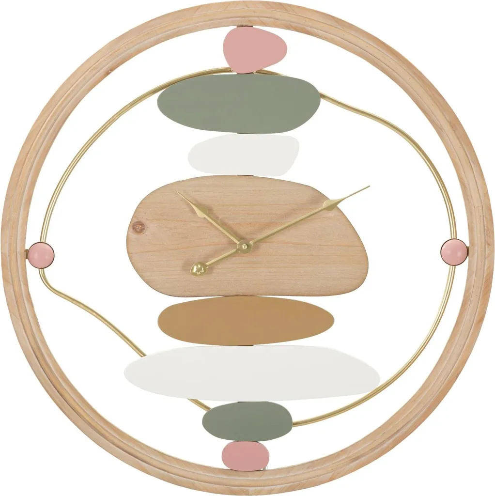 Mauro Ferretti Orologio Muro 57cm - Metallo e Legno Multicolore