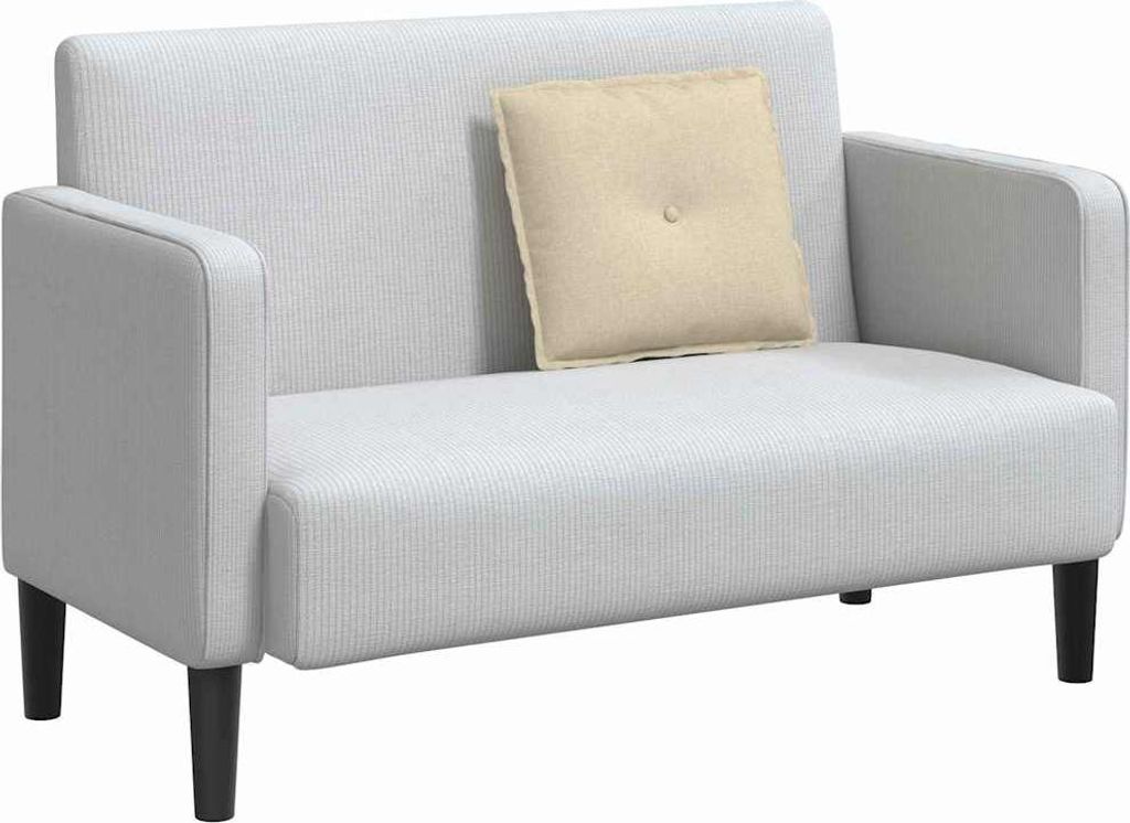 Eleganter Möbel Rückenkissen Creme 50 x 19 x 45cm Stoff - Dekokissen CJG386469 - Dekokissen