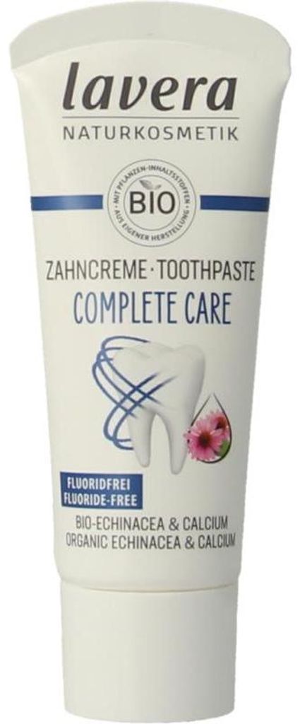 Lavera Tandpasta Complete Care Fluoridevrij Bio Mini (20 Productafbeelding 