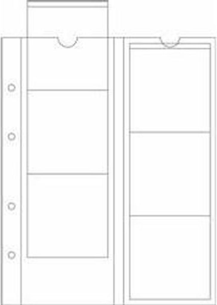 Münzhüllen OPTIMA, für 6 Münzen bis 65 mm Ø, glasklar, 5er Pack