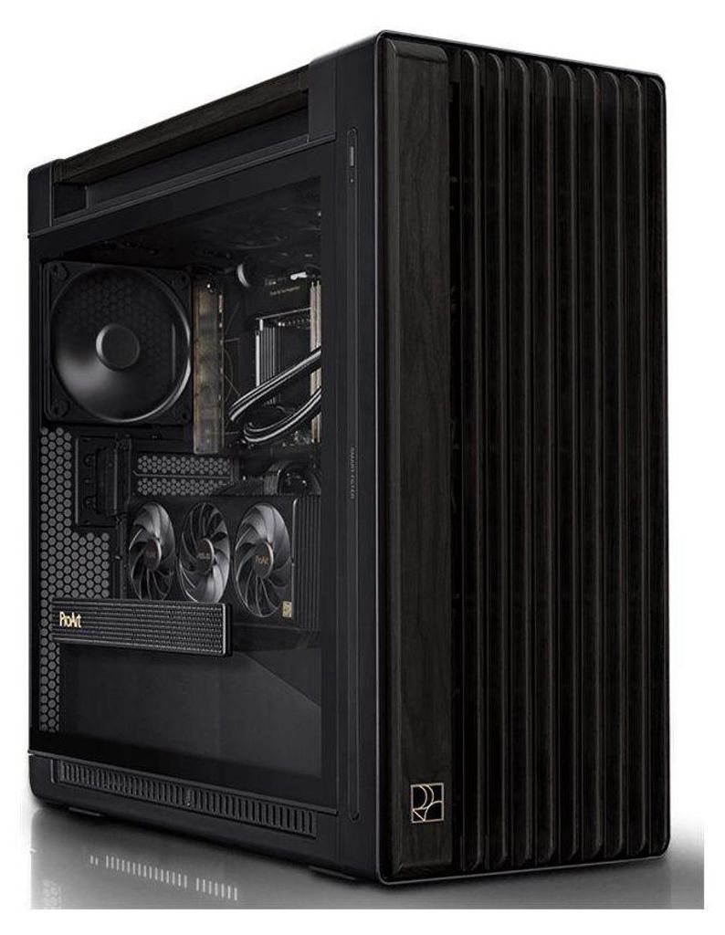 ASUS ProArt PA602 Wood Edition Midi Tower Schwarz Produktbild 