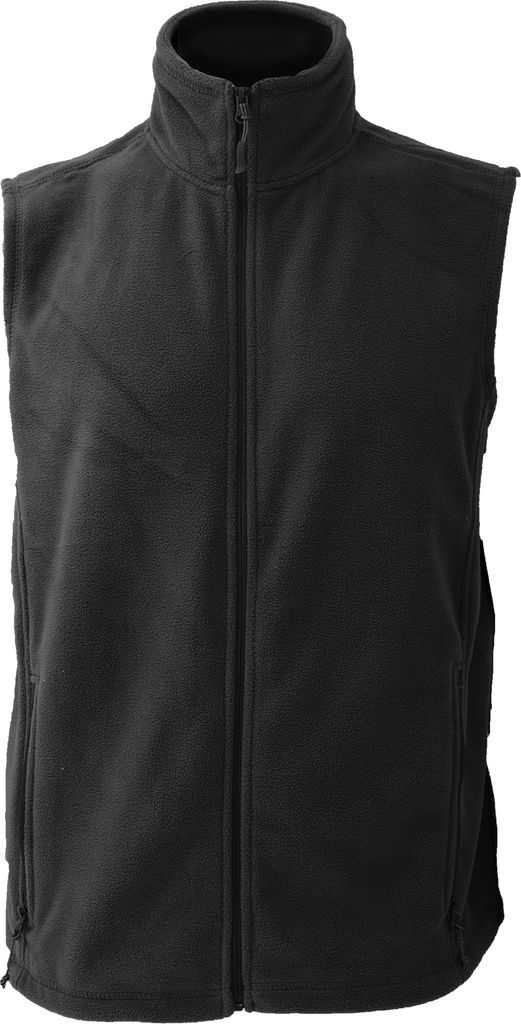 Jerzees Colour Fleece-Weste BC576 (2XL) (Schwarz)