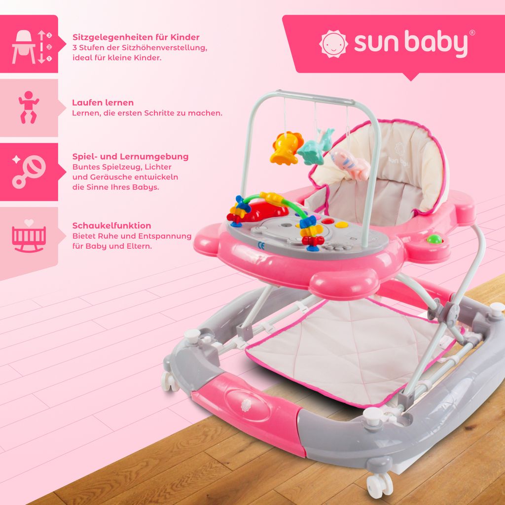 Gehfrei | Lauflernhilfe 6 Baby Baby Sun ab