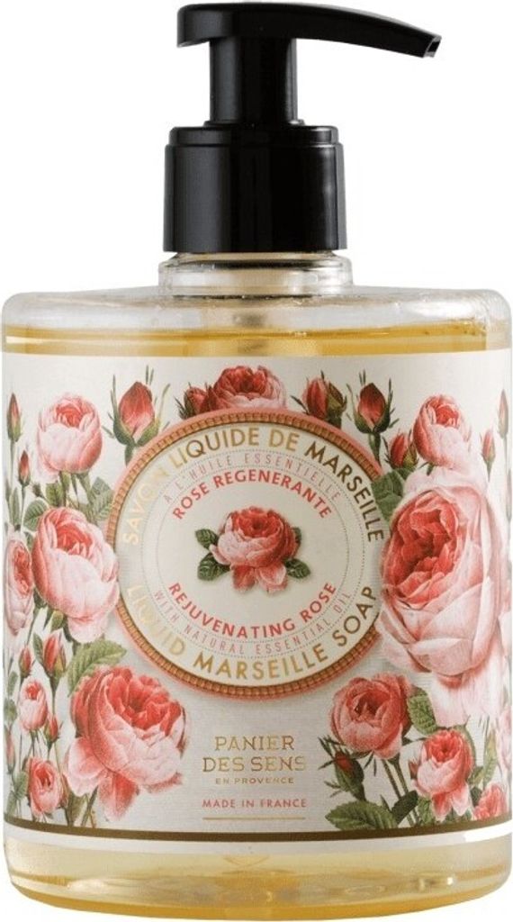 Panier des Sens Rejuvenating Rose Liquid Marseille Soap 500 ml W