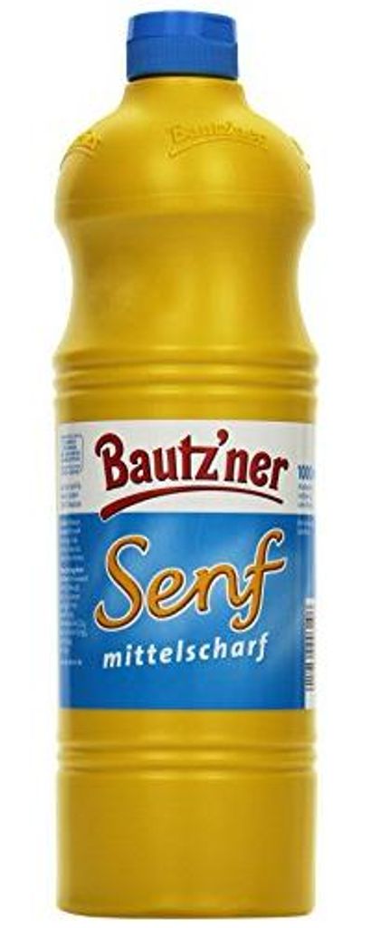 Moutarde Bautzner mi-forte, crémeuse et épicée en réserve Image du produit 