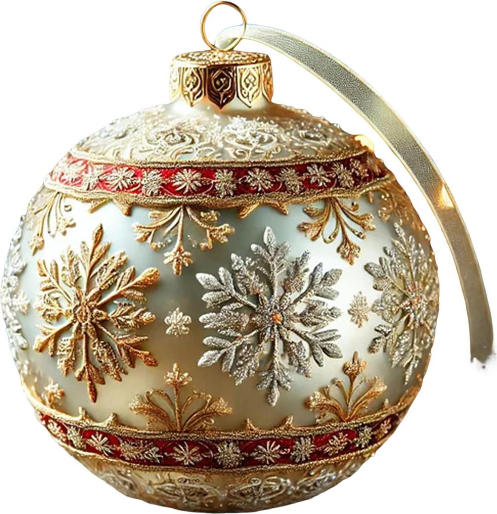 3D-Weihnachtsornament „Märchenplanet“, Schneekugeln, Weihnachtsbaum, Schneeflocke, Rentier, Hängedekoration für den Urlaub, Heimdekoration