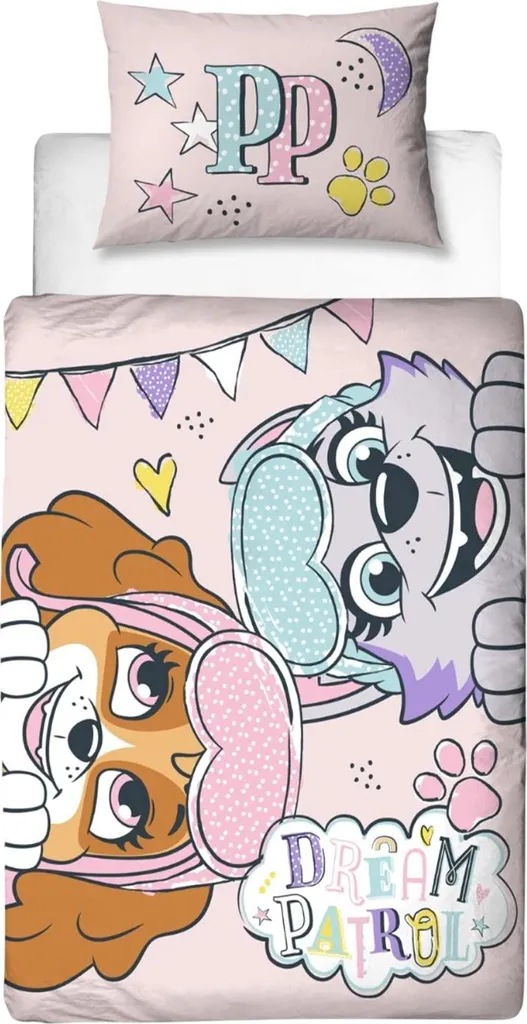 Parure de lit Paw Patrol Dream TC259 réversible pour bambin multicolore