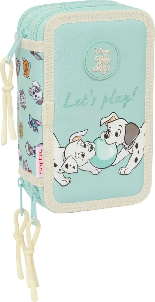 Astuccio Disney Blu 37 Pezzi Completo per Scuola Elementare 12,5x19,5 cm