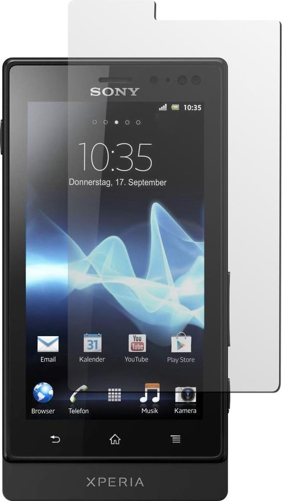4er-Pack PhoneNatic Displayschutzfolien matt kompatibel mit Sony Xperia sola