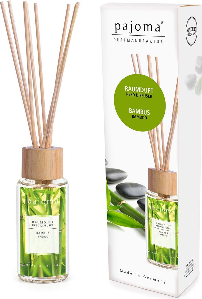pajoma Raumduft 100 ml inkl. Duftstäbchen, Bambus