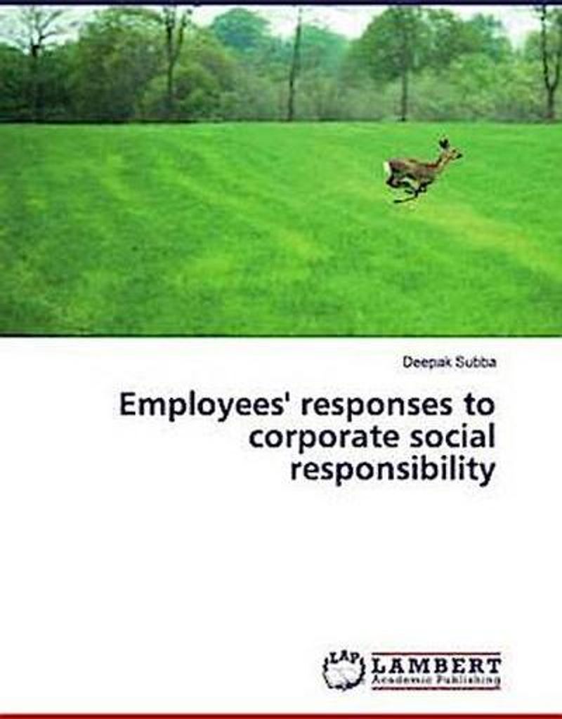 Subba, D: Employees' responses to corporate social responsib