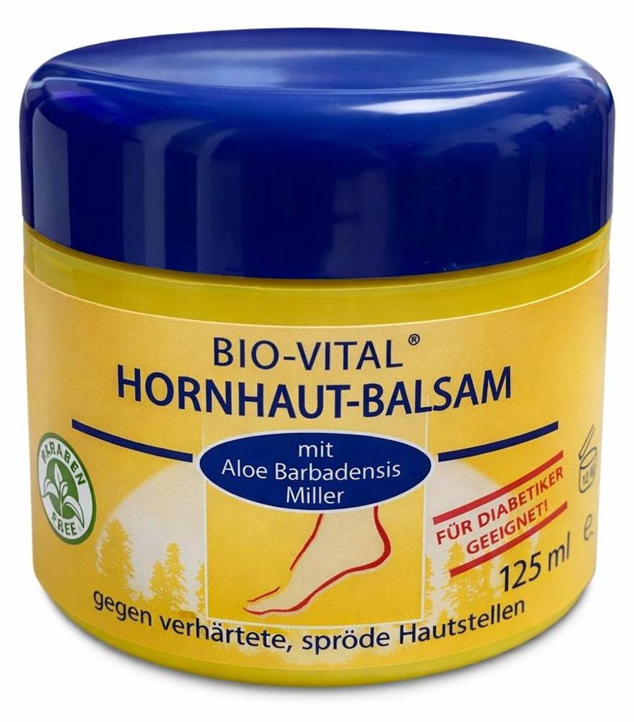 BIO-VITAL Hornhaut-Balsam Aloe-Vera 125 ml Fusscreme Produktbild 