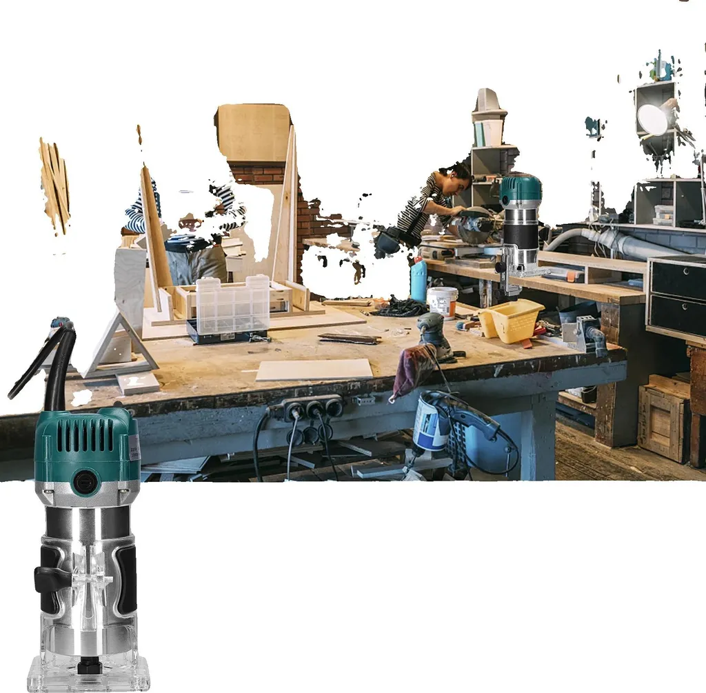 Rifilatore Elettrico Professionale 800W con 15 Frese | Fai-da-Te Legno