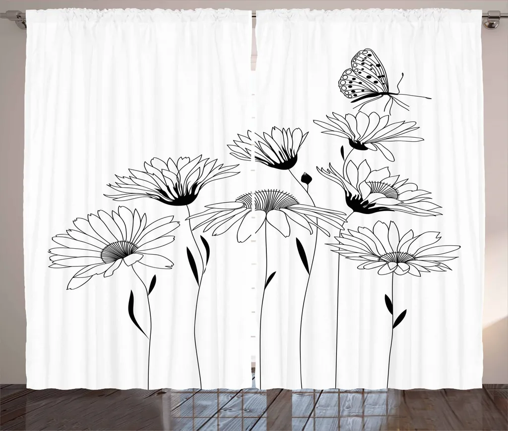 Tenda Rustica Floreale ABAKUHAUS - Atmosfera Casa e Relax 280x245