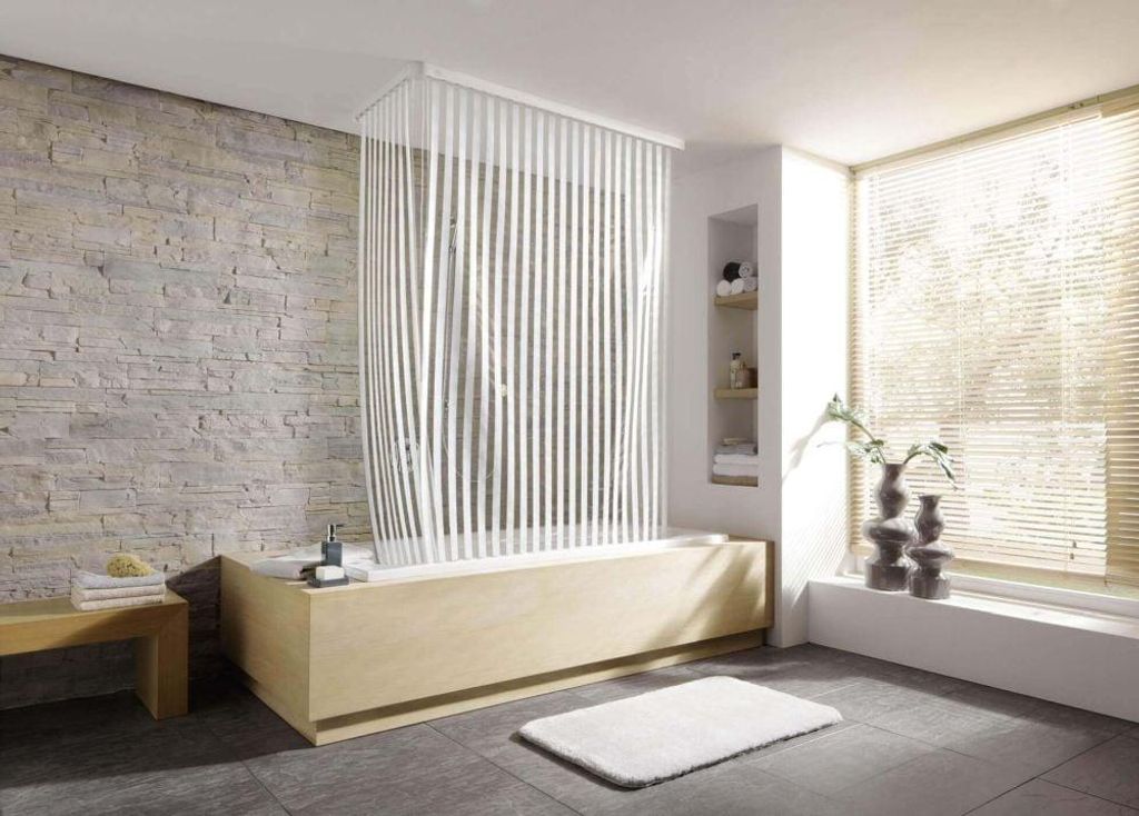 Kleine Wolke Duschrollo für Badewannen 132 + 62 x 240 cm Produktbild 