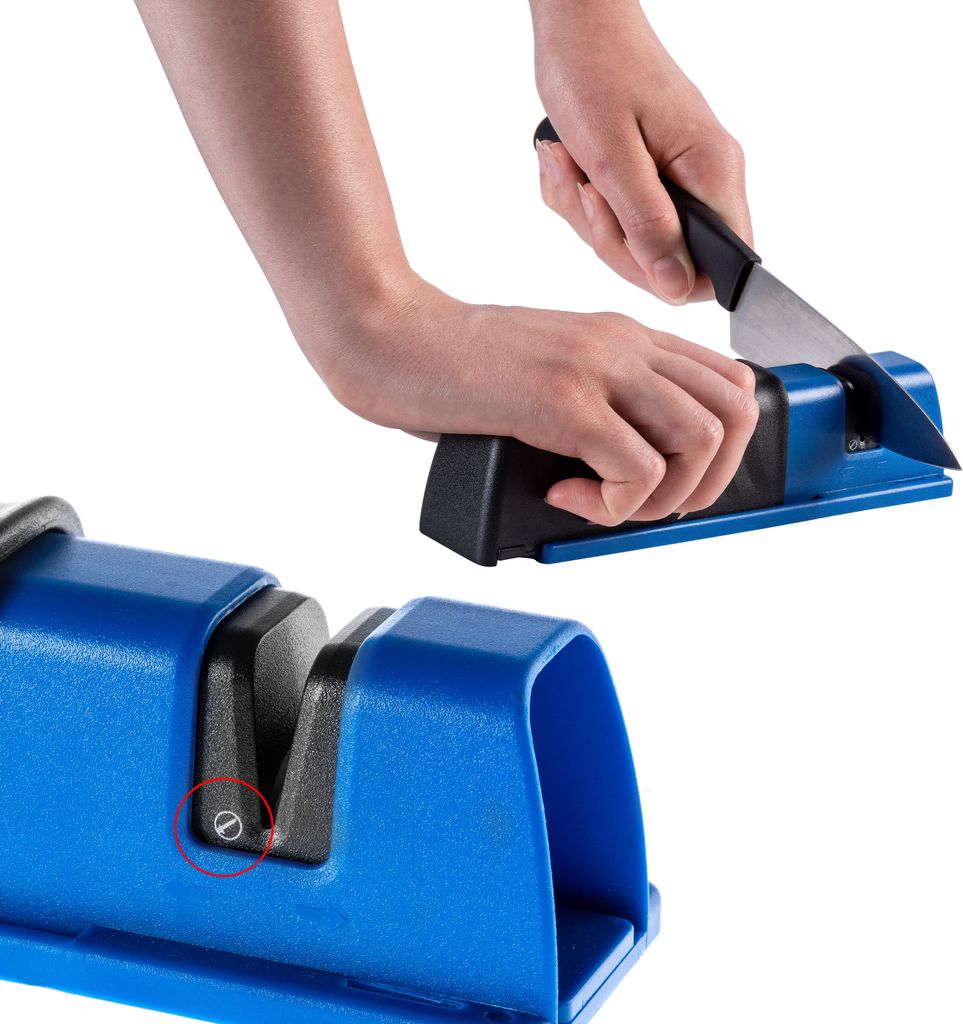 KADAX Messerschärfer, 17x4,5cm Messerschleifer aus hochqualitativen Materialien