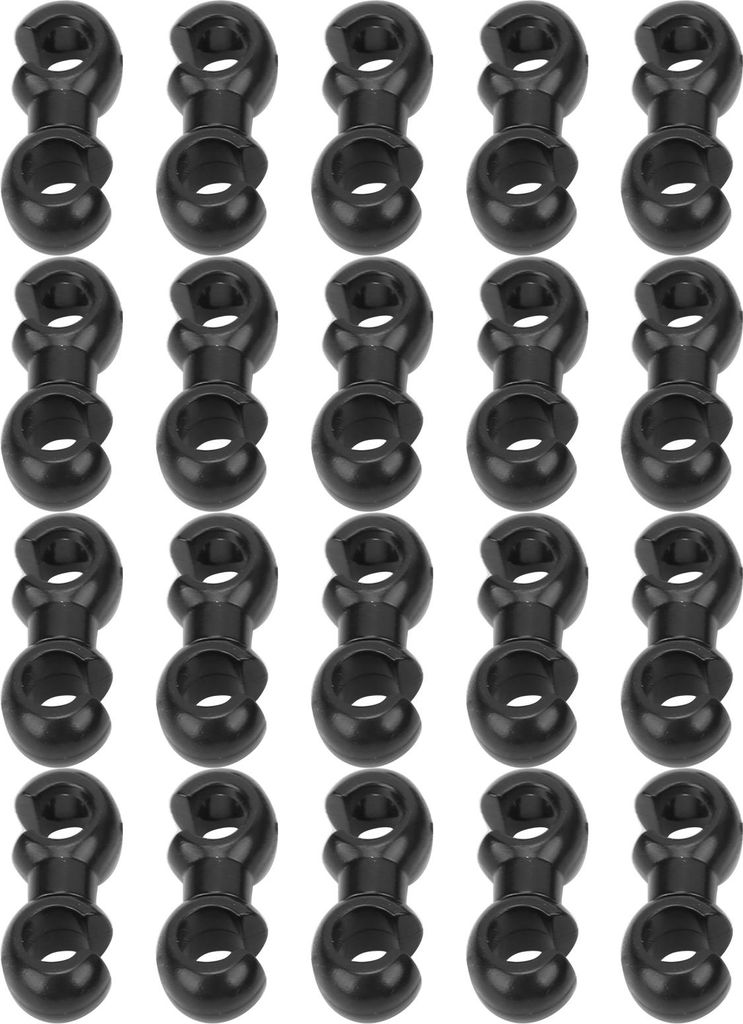 20pcs Bremskabel Clip Line Rohr Fixing Ring Black Shook Guide für MTB -Fahrradfahrrad