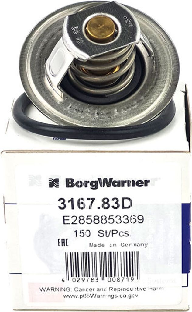 Wahler Kühlwasserthermostat 3167.83D Thermostat für VW Audi Seat Skoda 032121110F