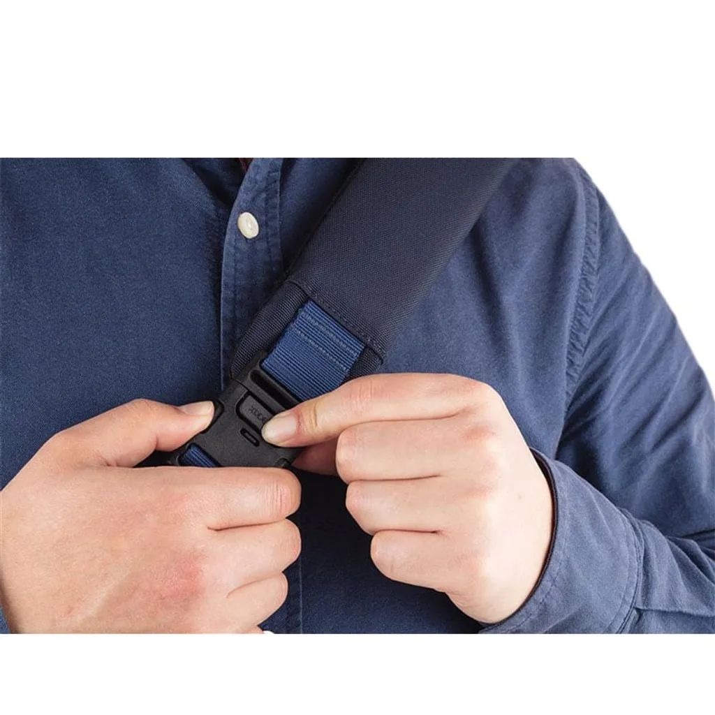 Sac Antivol Bobby Sling Bleu avec Port USB et Protection RFID Intégrée - 7