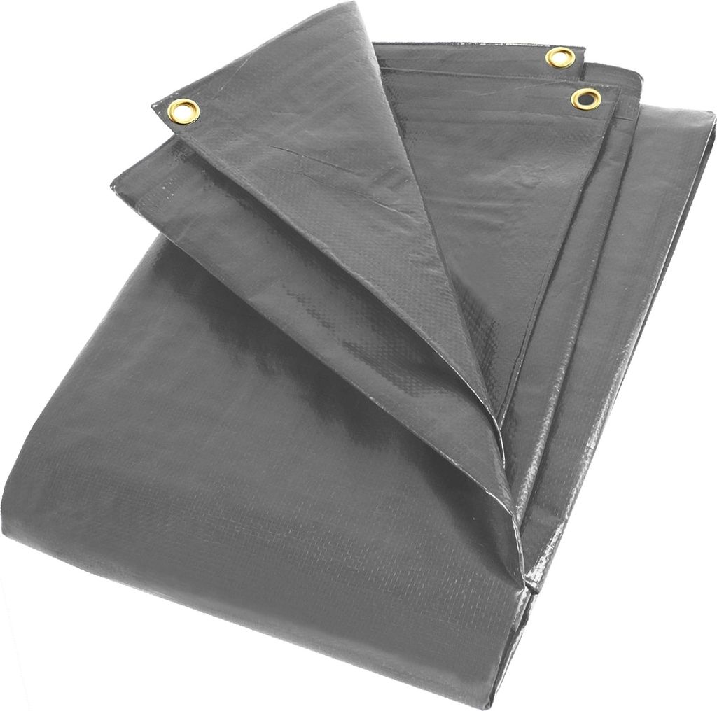 Gewebeplane 6 x 10 m grau 280g|m² Typ 480610