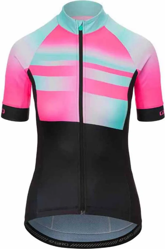 Maillot Cycliste Femme Giro Chrono Sport Rose M : Confort et Anti-Transpirant