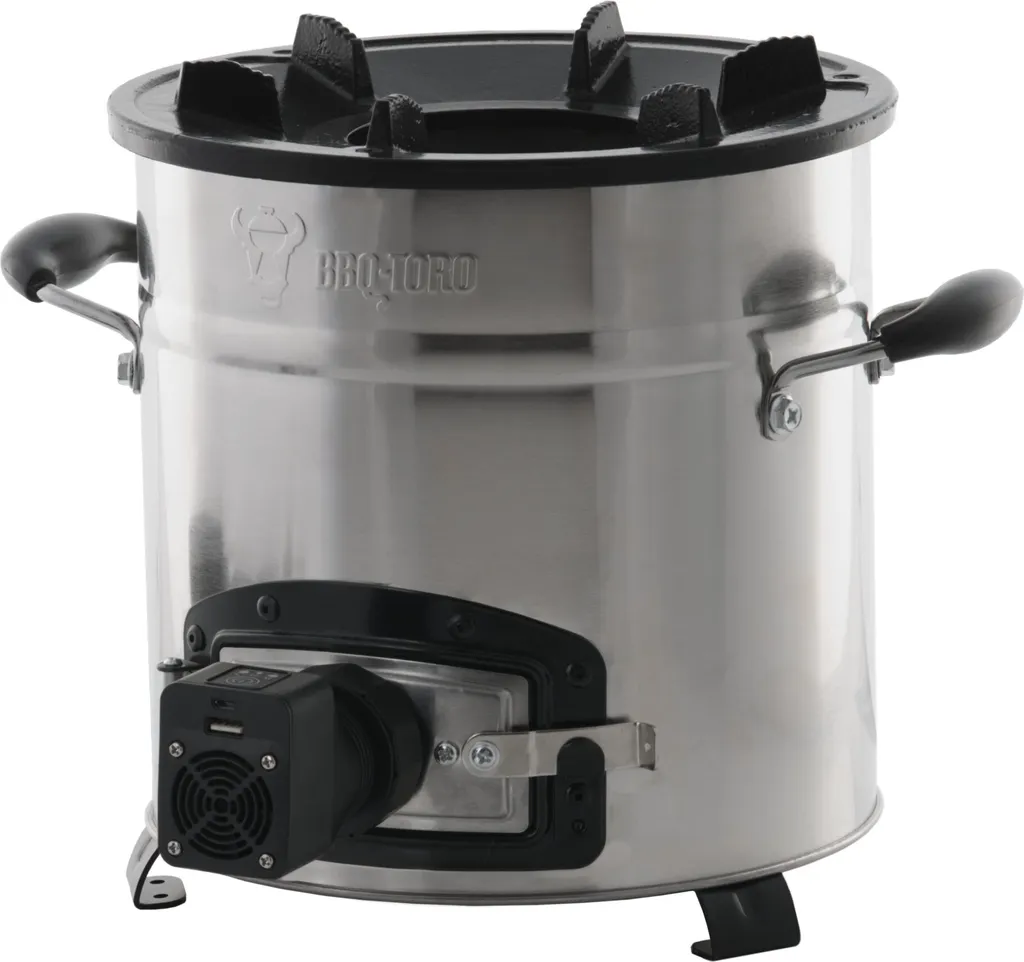 Cuisinière de Camping Rocket Stove Inox RAKETE #3 BBQ-Toro avec USB