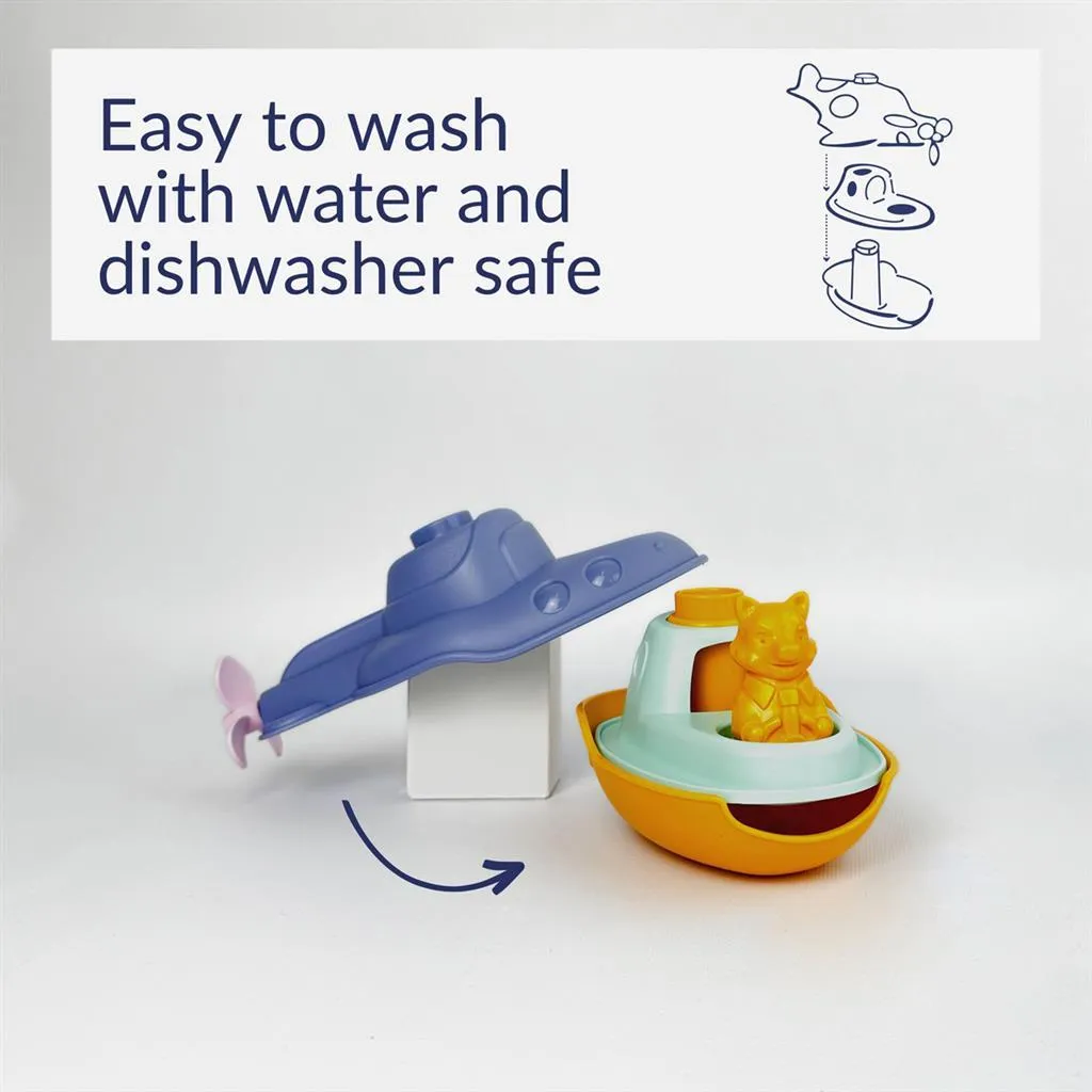Bateau de plongée de bain sans moisissure pour la santé de bébé