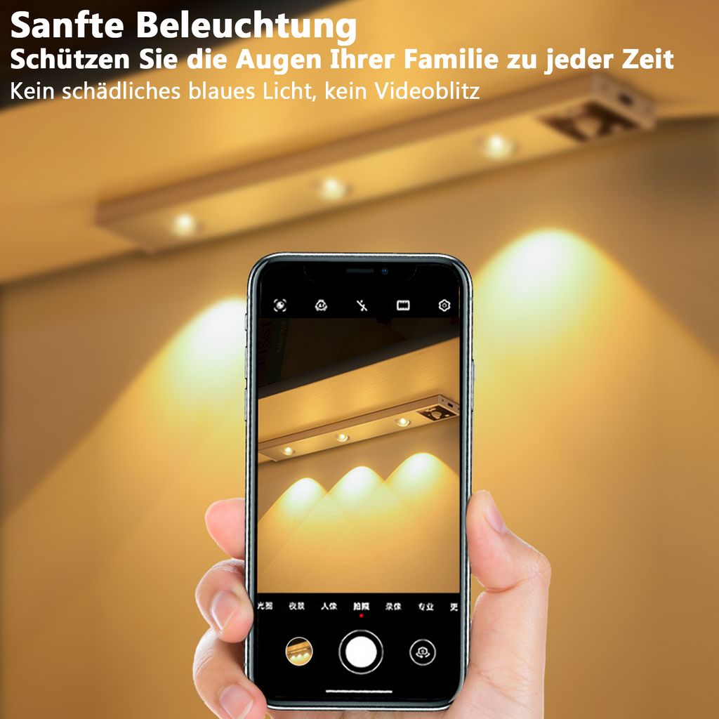 60CM Led Unterbauleuchte Lichtleiste Mit Bewegungsmelder Produktbild 8
