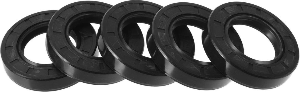 Universelle Öldichtung TC Doppellippe W Stahlfeder Dichtungsring Rotierende Wellendichtung 35x60x12mm Hochdruck NBR Gummi Schwarz 5 Stück