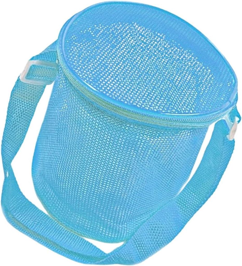 Sandabweisende Strandtasche mit verstellbarem Schultergurt, robustem Netzgewebe, wasser- und sandabweisend, Kinderaccessoires