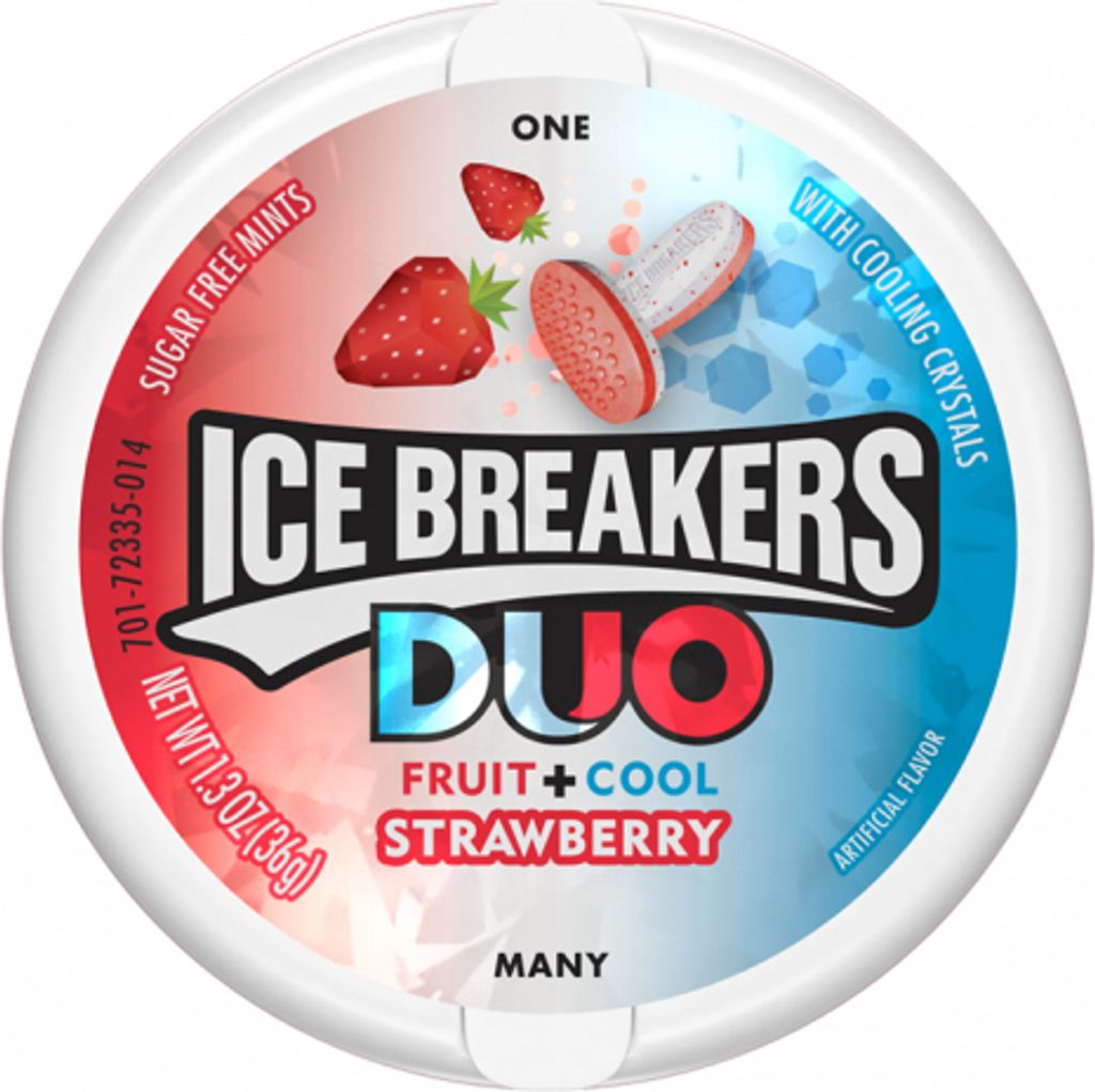Ice Breakers Mints Duo Strawberry (8 x 36g)