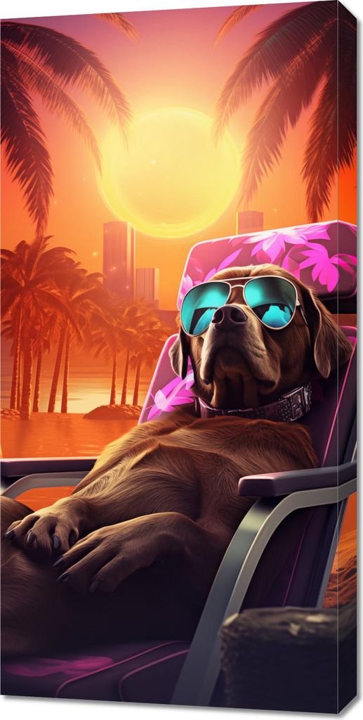 Bild 50x100cm Sommer im Stil