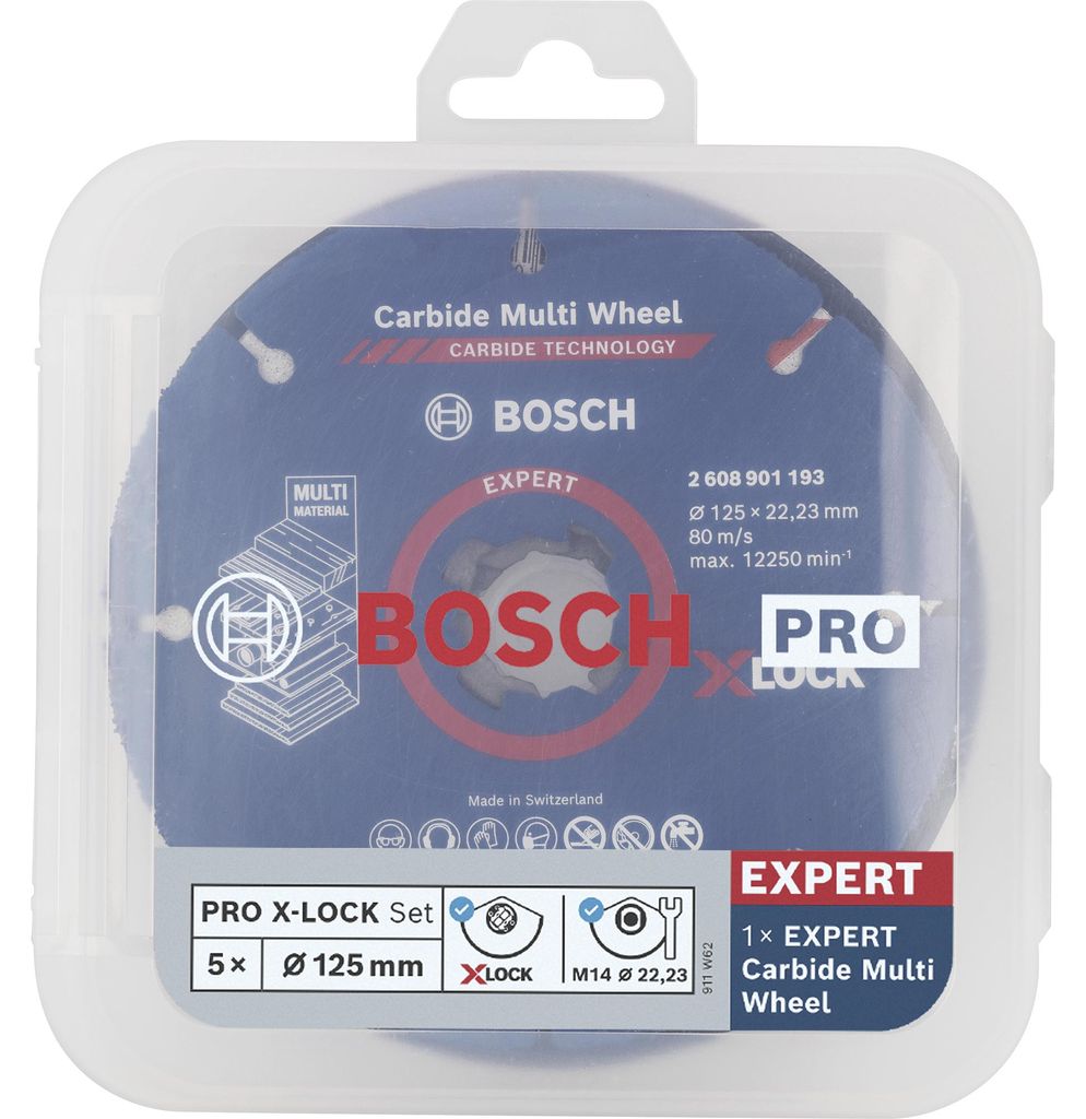 PRO Cutting and Grinding Set für X-Lock, 125 x 1 x 22,23 Produktbild 