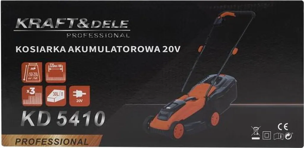 Recensione KRAFT&DELE 20V Rasaerba | Batteria 6Ah e Cesto 30L per Fai Da Te - 18