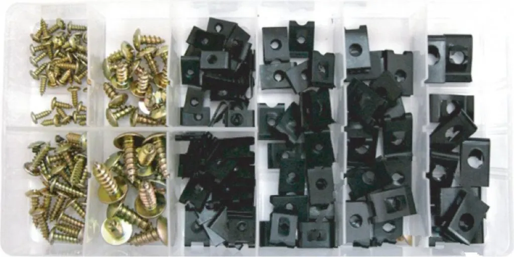 Assortimento Dadi per Lamiera JMP 170 Pezzi - Kit Clip Carrozzeria Professionale