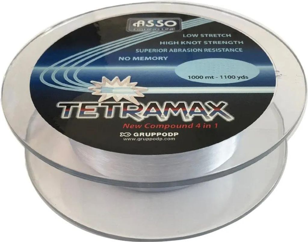Asso Tetramax 1000 M Karpfenlinie Durchsichtig 0.220 mm Durchsichtig 0.220 mm