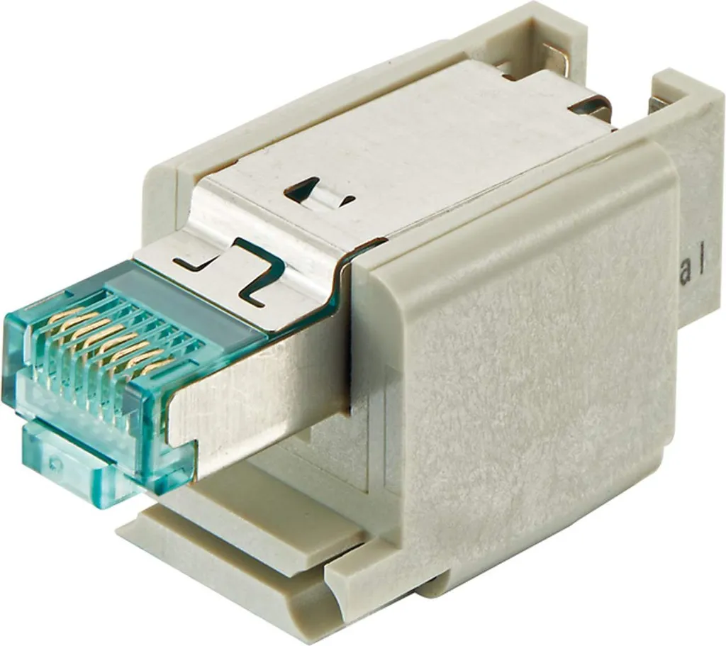 Connecteur RJ45 IDC pour câblage Ethernet industriel HARTING Cat 6A