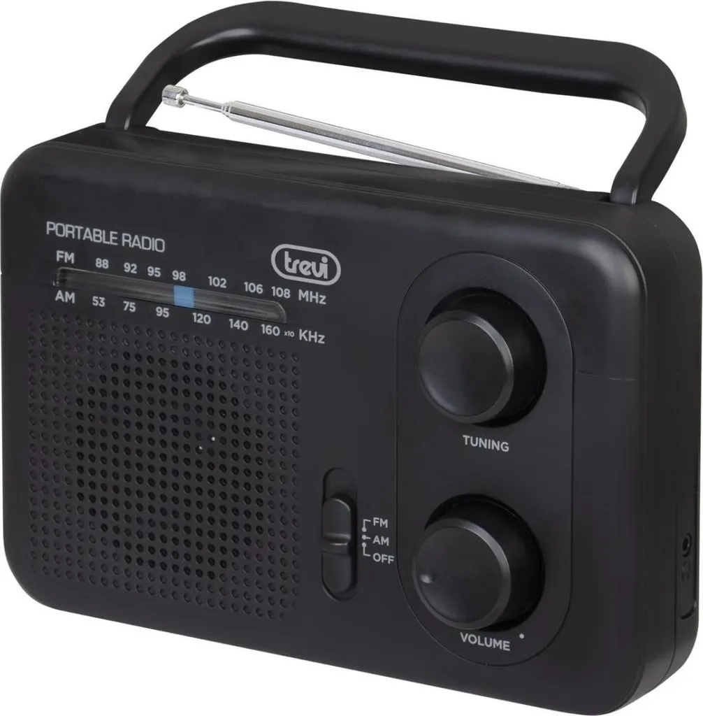 Radio Trevi 0RA7F6400 Portatile AM/FM - Alimentazione Ibrida Rete/Pile