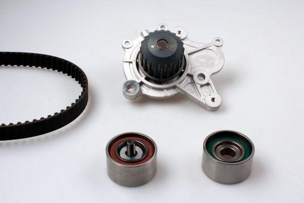 HEPU PK77970 Wasserpumpe + Zahnriemensatz OE 2510027400 kompatibel mit Elantra, Grandeur, i30, Santa Fe, Sonata, Tucson, Carens, Ceed, Cerato, Mage...